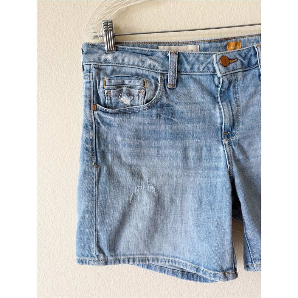 Anthropologie Pilcro Distressed Denim Cutoff Style Shorts Light Wash 30 - Picture 2 of 7